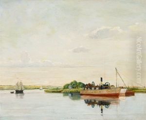 Gudenaa Ved Randers by Johan Rohde