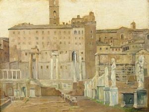 The Forum, Rome by Johan Rohde