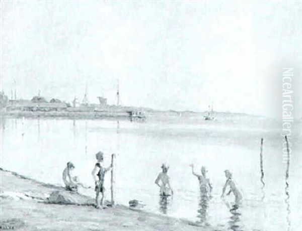 Badende Drenge - view 1