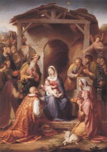 Geburt Christi by Franz von Rohden