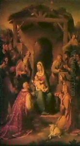 The Nativity by Franz von Rohden