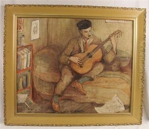 Man With Guitar by Paul Rohland