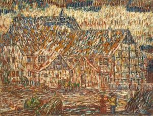 Hauser In Soest by Christian Rohlfs