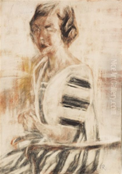 Sitzende Junge Frau - view 1