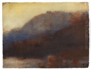 Berge Am See by Christian Rohlfs