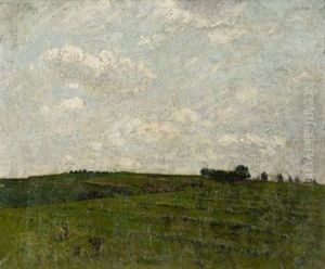 Heidelandschaft (bei Weimar) by Christian Rohlfs