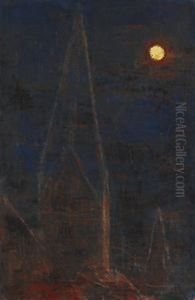 Mondnacht Uber Soest by Christian Rohlfs