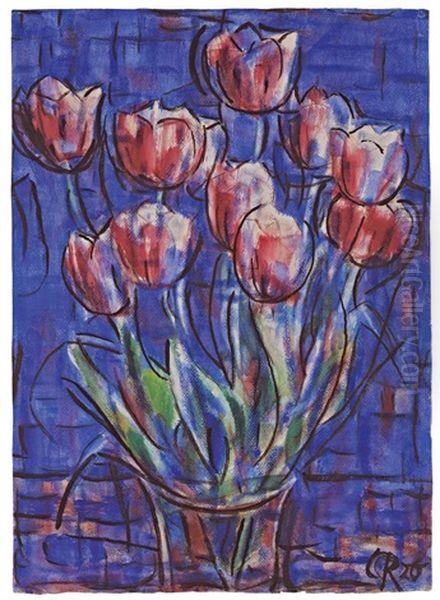 Rote Tulpen - view 1