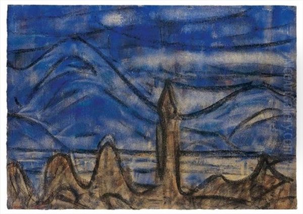 Blaue Landschaft - view 1
