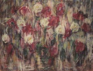 Nelken Und Rosen (rosen Und Nelken) by Christian Rohlfs
