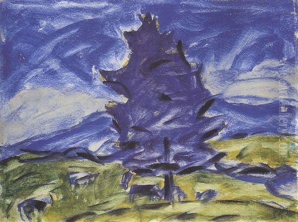 Blaue Tanne (landschaft Mit Tanne) - view 1