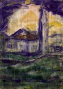 Kirche In Acegno by Christian Rohlfs