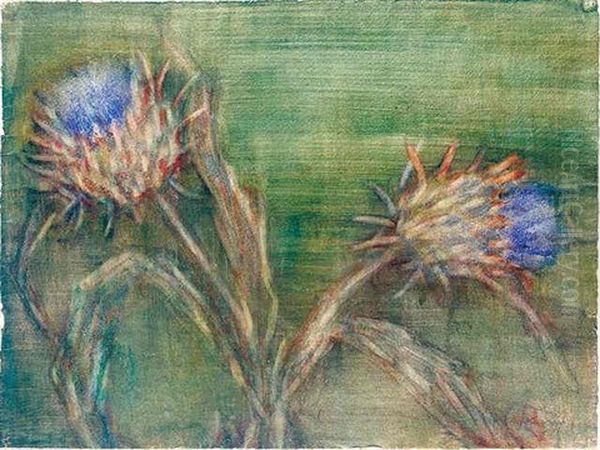 Artischockenbluten - view 1