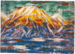 Der Gelbe Berg (monte Tamaro) by Christian Rohlfs
