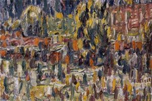 Voralpenlandschaft (bayern) by Christian Rohlfs