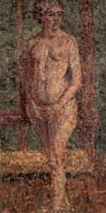 Stehende Frau