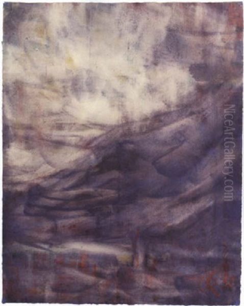 Am Lago (violette Landschaft) - view 1