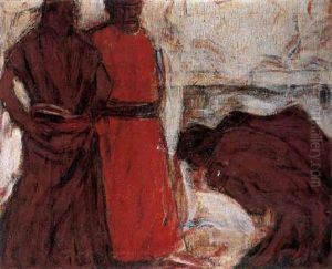 Alttestamentarische Szene (der Sklavenhalter) by Christian Rohlfs
