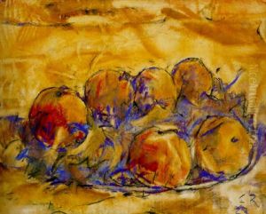 Schale Mit Apfeln by Christian Rohlfs