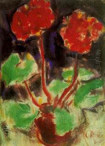 Rote Primel by Christian Rohlfs