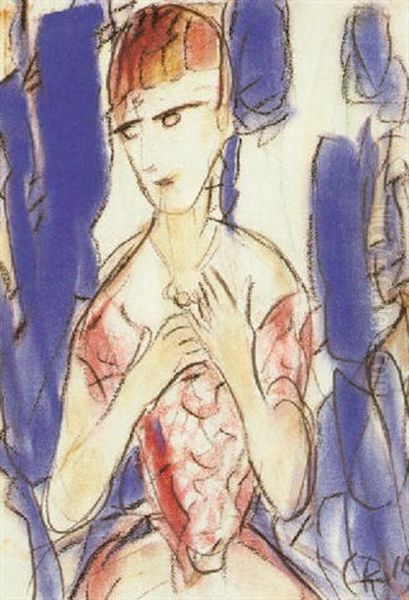 Junge Frau Mit Halskette - view 1