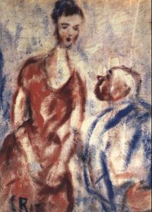 Der Alte Mann Und Die Schone by Christian Rohlfs