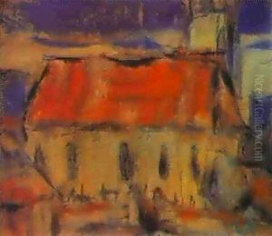 Kirche In Soest by Christian Rohlfs