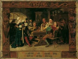 Wirtshausszene by Carl Rohling