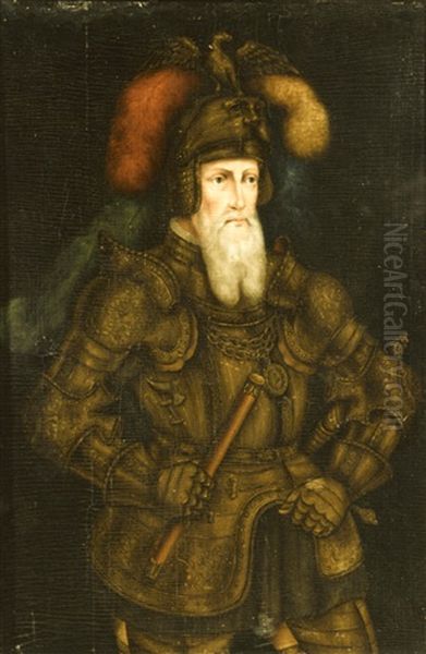 A Portrait Of A Nobleman In Armour - view 1
