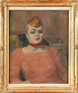 Portrait D"une Danseuse Du Moulin-rouge Au Casque D"or