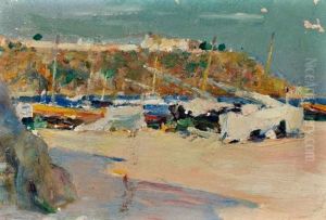 Vista De Sitges by Joan Roig Soler