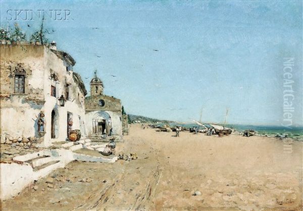 Coastal Village Landscape - view 1
