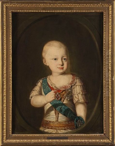 Portrait Du Grand - Duc Constantin Pavlovitch De Russie, Enfant - view 1