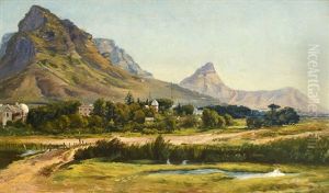 Landscape With Black River And Lion's Head