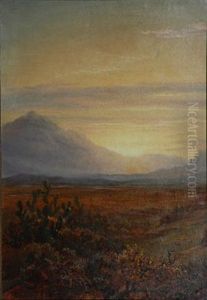 Sunset On Little Karoo by Charles Rolando