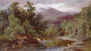 Cattle On The Bend Of The River