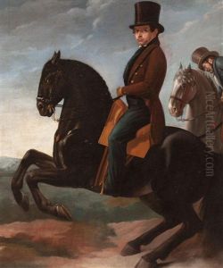 Retrato Ecuestre by Jose Roldan Y Martinez