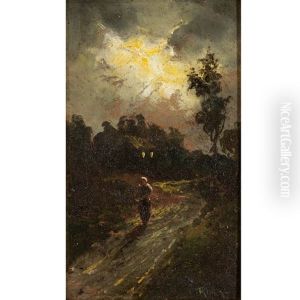 Woman On Rural Path Woman On Rural Path