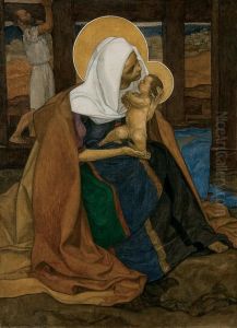 The Madonna And Child With St. Joseph