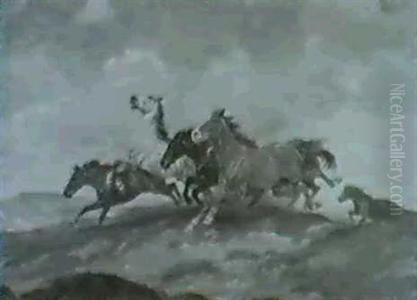 Galoppierende Pferde - view 1