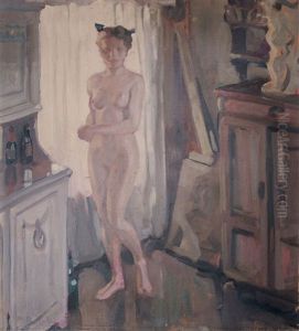 Vorm Fenster by Paul Alexander Roloff