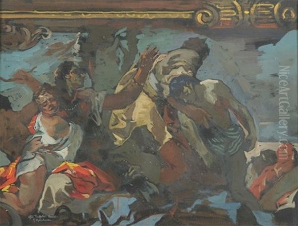 Mythological Figures After Tiepolo - view 1