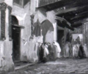 Tunis Scene by Julius Rolshoven