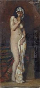 La Modella by Angiolo Romagnoli
