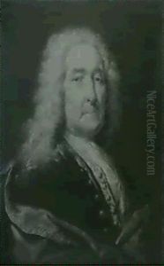 Portrait De Monsieur Bocque by Jacques (Le Romain) Dumont