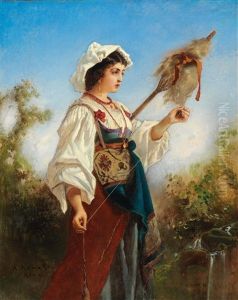 Roman Girl Spinning Roman Girl Spinning