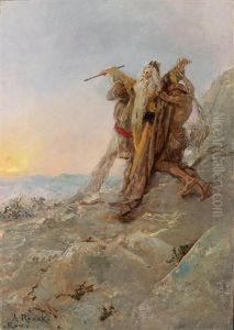 Moses Auf Dem Berg Horeb Moses Auf Dem Berg Horeb
