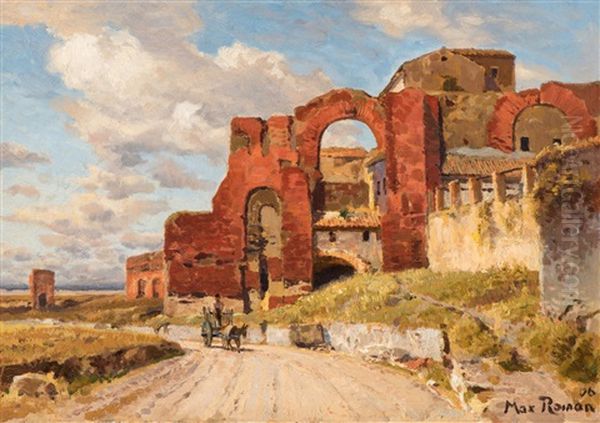 Southern Landscape With Ruins - view 1