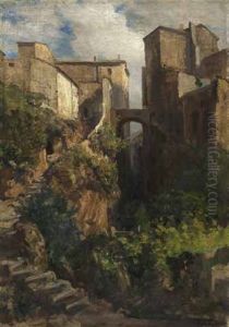 Burgruine In Der Morgensonne