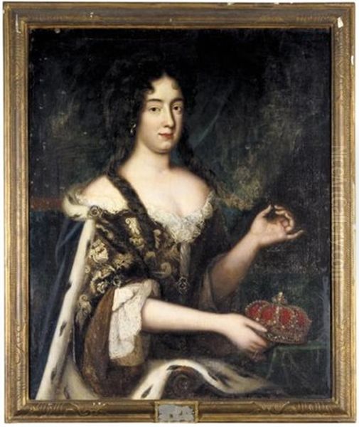 Portrait Of Eleanore D'obreuse, Wife Of Duke Georg Wilhelm Of Brunswick - view 1